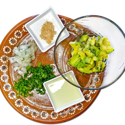 Förberedelse grön Guacamole