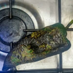 Rosta poblanon tills den är svart