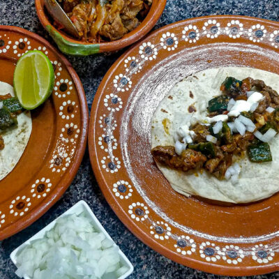 Bistec Ranchero eller Strimlad biff med poblano