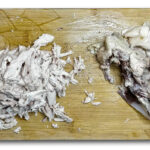 Färdigstrimlad kyckling redo att användas i dina favoritrecept