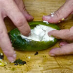 Jalapeño fylld med getost