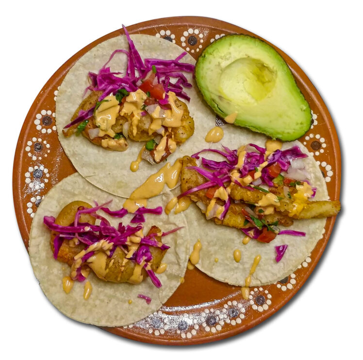 Fiosktacos och räktacos från Baja California