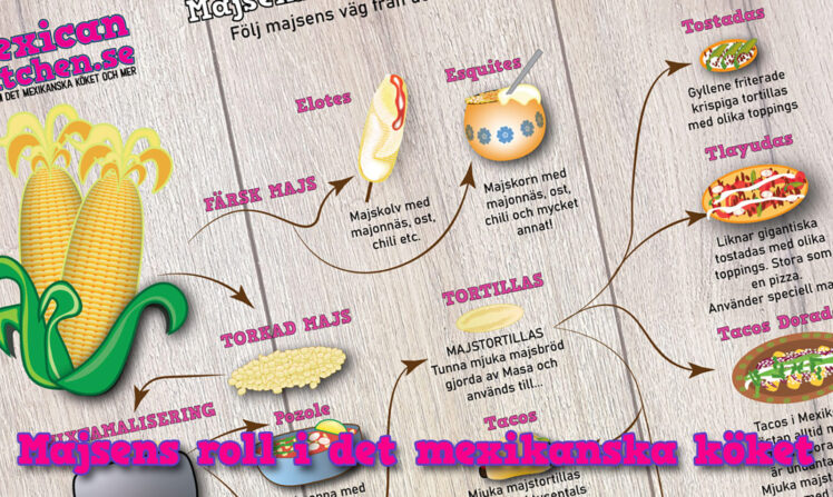 Majsens vikt i det mexikanska köket