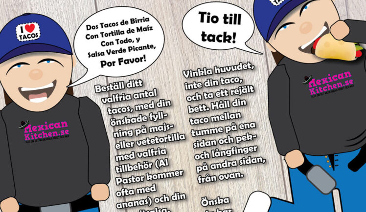 Beställa tacos i Mexiko