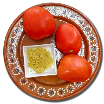 Tomater och buljongpulver