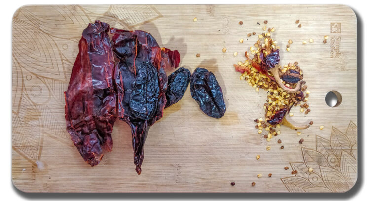 Rensade chilifrukter