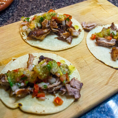 Carnitas — Mexikanskt confiterat fläskkött perfekt till tacos eller mackor