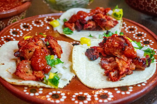 Tacos al Pastor på grillen