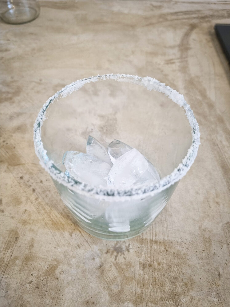 Salta kanten på glaset