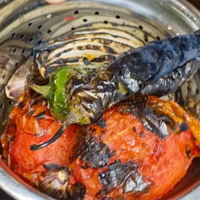 Färdiggrillade grönsaker