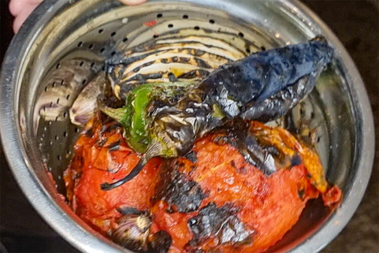 Färdiggrillade grönsaker