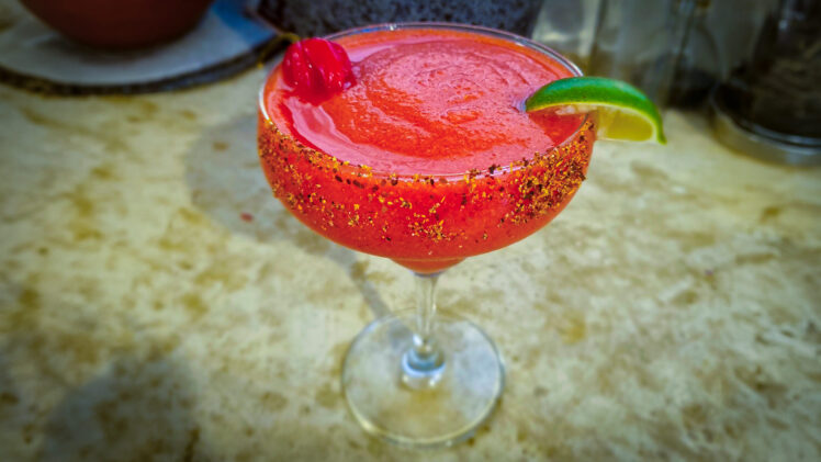 Spicy Strawberry Margarita