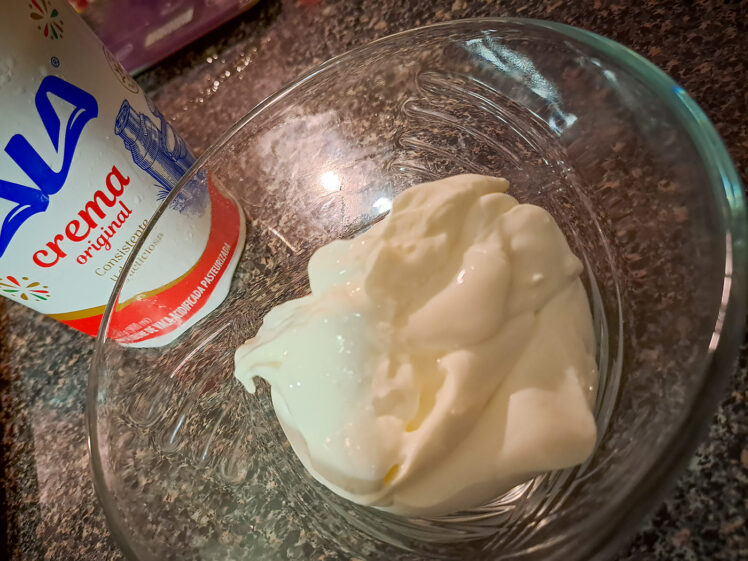 Mexikansk crema – mild syra med silkeslen textur