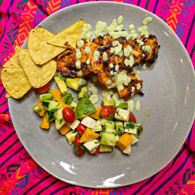 Serveringsförslag, jalapeñodressing