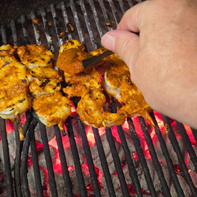 Pensla eentuellt med mer glaze mellan vändningarna