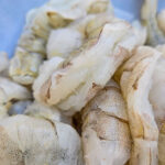 Skalade och rensade räkor