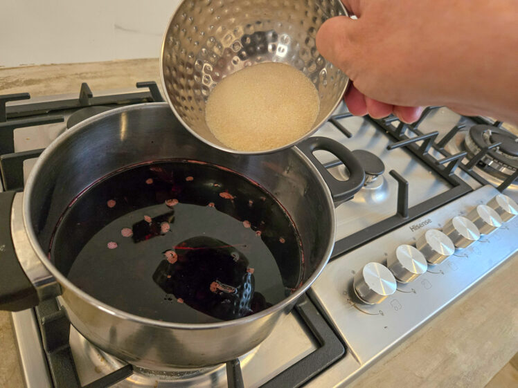 Tillsätt socker