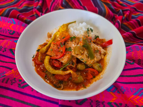 Fisk a la Veracuzana med tomat, kapris och oliver