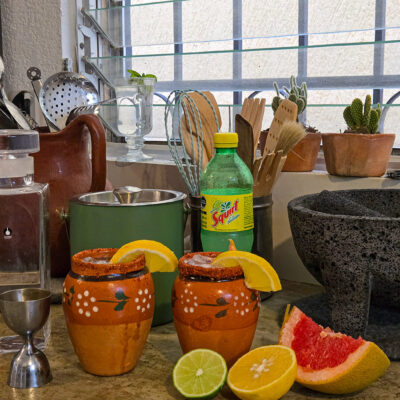 Dekorera dina cantaritos med valfri frukt!