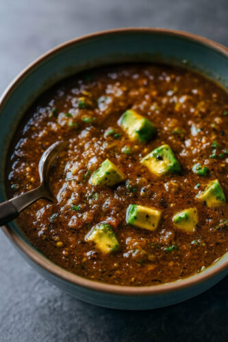 Grillad tomatsalsa med avocado och öl