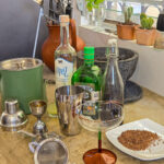 Förberedelser för hibiskusmargarita