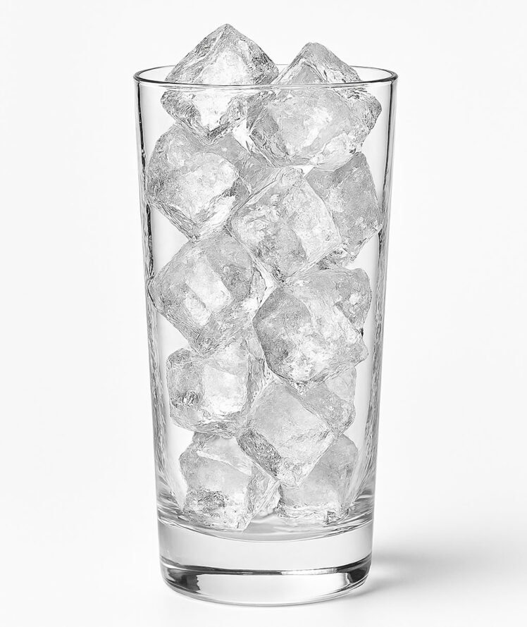 Highball-glas med is