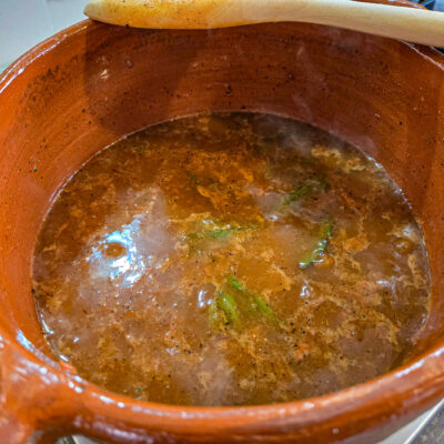 Koka ihop vätskan i ca 15 minuter