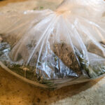 Låt frukterna ånga i en påse tills de svalnat